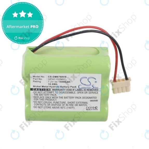 Bateria do iRobot Mint-seria, GPHC152M07, Ni-MH, 7,2V 1500mAh, HQ