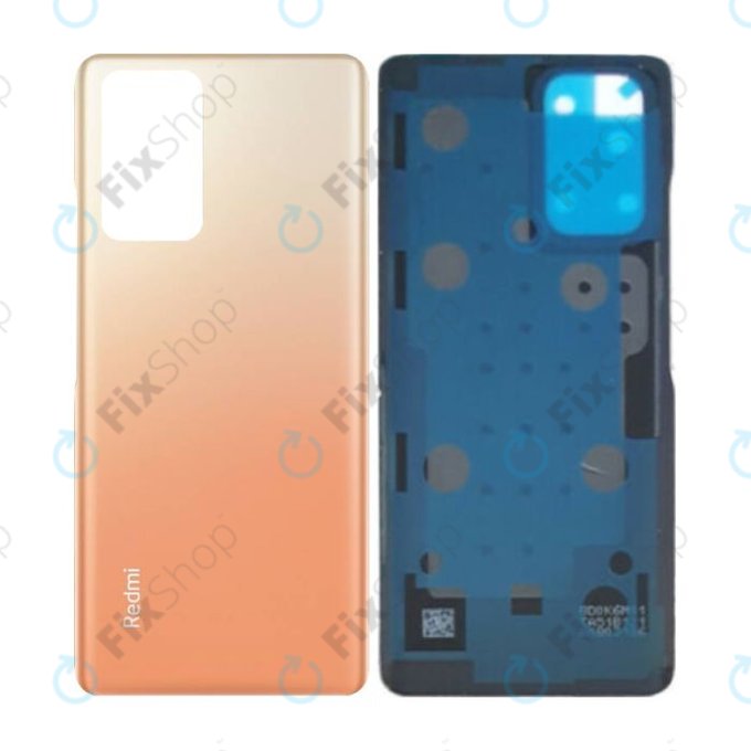 Tylna pokrywa baterii do Xiaomi Redmi Note 10 Pro, Pomaranczowy, Orange