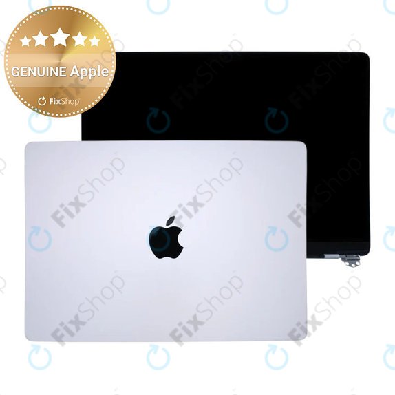 Wyświetlacz LCD do MacBook Pro 14", A3112, A3185 (2024), z przednim szkłem i pokrywą, Silver, 661-41792, Genuine Apple