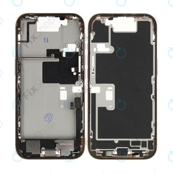 Ramka srodkowa do iPhone 16 Pro, Przyciski zasilania i głośności, Desert Titanium