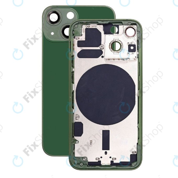 Tylna obudowa do iPhone 13 Mini, Zielony, Green