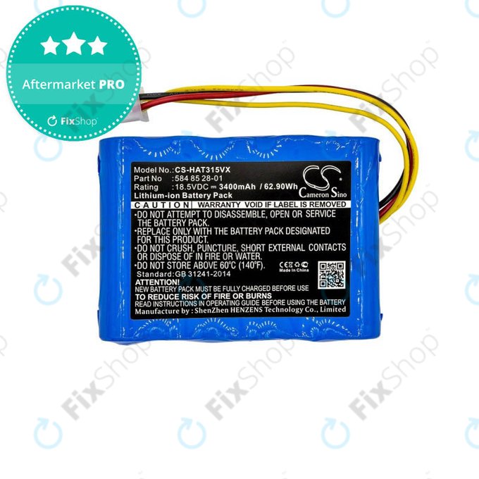 Bateria do Gardena Mahroboter Sileno, Sileno+, Sileno City 250, R100Li-series, 3400mAh, HQ