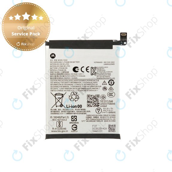 Bateria dla Motorola Moto G86 5G, RA52, Li-Ion, SB18E51770, Genuine Service Pack